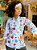 Camisa Feminina Chefe de Cozinha - Dolman Stilus Sweet Flowers - Uniblu - Personalizado - Imagem 6