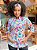 Camisa Feminina Chefe Cozinha - Tropical Flowers - Uniblu - Personalizado - Imagem 9