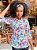 Camisa Feminina Chefe Cozinha - Tropical Flowers - Uniblu - Personalizado - Imagem 2