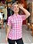 Camisa Feminina Chefe Cozinha - Xadrez Rosa - Uniblu - Personalizado - Imagem 5