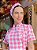 Camisa Feminina Chefe Cozinha - Xadrez Rosa - Uniblu - Personalizado - Imagem 2