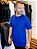 Camiseta Malha 100% algodão Cor Azul Royal - Uniblu - Personalizado - Imagem 1