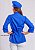 Camisa Feminina Chefe Cozinha - Dolman Queen Azul Royal - Botões Forrados - Uniblu - Personalizado - Imagem 3