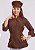 Camisa Feminina Chefe Cozinha - Dolman Queen cor- Chocolate - Botões Forrados - Uniblu - Personalizado - Imagem 8