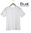 Camiseta Adulto Manga Curta - Juvenil Escola Dual - Cor Branca - Uniblu - Imagem 4