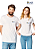 Camiseta Adulto Manga Curta - Juvenil Escola Dual - Cor Branca - Uniblu - Imagem 1