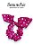 Scrunchie  - Amarrador de Cabelo Coroa Pink - uniblu - Imagem 3