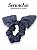 Scrunchie  - Amarrador de cabelo Jeans Indigo Blue - uniblu - Imagem 3