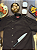 Camisa Masculina Chefe Cozinha - Dolman Farda Manga Curta - preta - Uniblu - Personalizado - Imagem 4