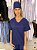 Scrub uniblu - Pijama Cirúrgico Azul Marinho Unissex - Uniblu - Personalizado - Imagem 2