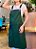 Avental Vintage Unissex - Verde Musgo com Detalhes Jeans - Uniblu - Personalizado - Imagem 5