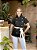 Camisa Feminina Chefe Cozinha - Dolman lisboa cor-Preta - Uniblu - Personalizado - Imagem 4