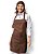 Avental Minimalista Work cor- Marrom Chocolate - Cozinha e Atendimento - Uniblu - Personalizado - Imagem 19