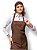Avental Minimalista Work cor- Marrom Chocolate - Cozinha e Atendimento - Uniblu - Personalizado - Imagem 11