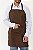 Avental Minimalista Work Unissex cor- Marrom Chocolate - Cozinha e Atendimento - Uniblu - Personalizado - Imagem 12