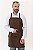 Avental Minimalista Work Unissex cor- Marrom Chocolate - Cozinha e Atendimento - Uniblu - Personalizado - Imagem 11