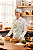 Avental Gourmet - Microfibra Italiana Verde Sálvia Com Viés Bege - Uniblu - Personalizado - Imagem 18