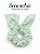 Scrunchie  - Amarrador de cabelo Verde Sálvia - uniblu - Imagem 1