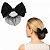 Scrunchie  - Amarrador de cabelo com laço rede para prender coque - Preto - Imagem 4