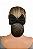 Scrunchie  - Amarrador de cabelo com laço rede para prender coque - Preto - Imagem 2