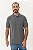 Camisa Polo Masculina Cinza Mescla Escuro - Uniblu - Personalizado - Imagem 4