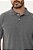 Camisa Polo Masculina Cinza Mescla Escuro - Uniblu - Personalizado - Imagem 3