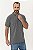 Camisa Polo Masculina Cinza Mescla Escuro - Uniblu - Personalizado - Imagem 1