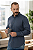 Camisa Social Masculina - Confort Plus Marinho - Uniblu - Personalizado - Imagem 3
