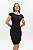Vestido Executivo Manga Oriental - Preto - UNB - Imagem 15