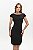 Vestido Executivo Manga Oriental - Preto - UNB - Imagem 5