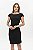 Vestido Executivo Manga Oriental - Preto - UNB - Imagem 8
