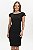 Vestido Executivo Manga Oriental - Preto - UNB - Imagem 11