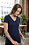 Babylook Decote V - Azul Marinho - Uniblu - UNB - Imagem 13