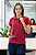 Camisa Polo Feminina Cor- Vermelho Tomate - Uniblu - UNB - Imagem 5