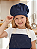Touca Infantil Unikids - Azul Marinho - Uniblu - Imagem 2