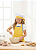 Touca Infantil Unikids - Amarelo Classic - Uniblu - Imagem 2