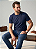 CAMISETA MALHA ALGODÃO TECH PIMA AZUL MARINHO Uniblu - UNB - Imagem 6