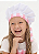 Touca Infantil Unikids - Xadrez Rosa - Uniblu - Imagem 5