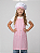 Avental Infantil Unikids Listras Rosa - Uniblu - UNB - Imagem 6