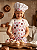 Avental Infantil Unikids Cupcakes - Uniblu - UNB - Imagem 13