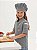 Camisa Chefe Infantil - Dolman Infantil - Lisboa Xadrez Uniblu - UNB - Imagem 16