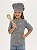 Camisa Chefe Infantil - Dolman Infantil - Lisboa Xadrez Uniblu - UNB - Imagem 19