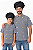 Kit Tal Pai Tal Filho - Dolman Xadrez Unikids + Dolman Lisboa Xadrez adulta - Uniblu - UNB - Imagem 1