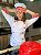 Camisa Feminina Chefe Cozinha - Dólman Stilus - Detalhes Chefinho Vermelho - Uniblu - Imagem 2