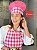 Touca chef - Xadrez Pink - Uniblu - Imagem 6