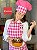 Touca chef - Xadrez Pink - Uniblu - Imagem 5