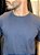 Camiseta Malha 100% algodão Cor Cinza Extra - Uniblu - Imagem 5