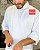 Camisa Masculina chefe Cozinha - Dolmãn Stilus Gabardine Italiano cor- Branca - Botões Brancos - Uniblu - Imagem 2