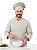 Touca Chefe - Areia ( unisex ) uniblu - Imagem 14