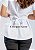Camisa Feminina Chefe Cozinha - Dolman Stilus Branca - Botões Laranja - Uniblu - Imagem 3